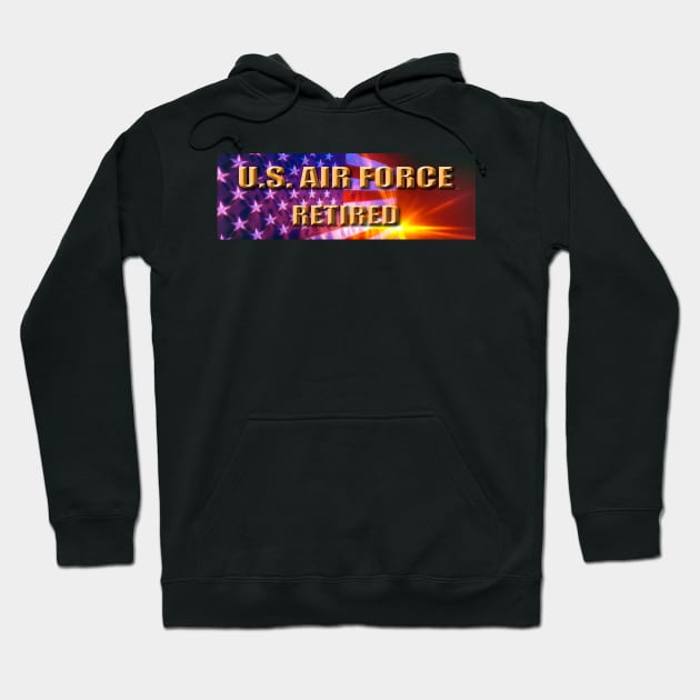 U.S. Air Force Retired Hoodie by robophoto